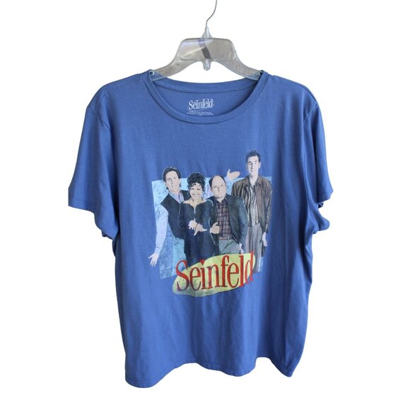 Seinfeld Tee Shirt Vintage Blue XL 93213 - Picture 1 of 6